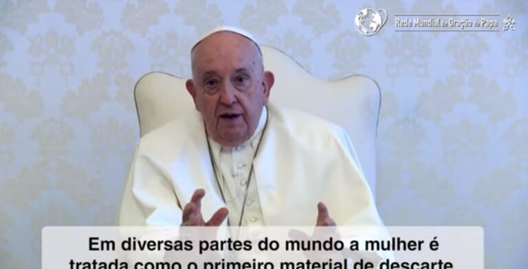 Papa Francisco x Vídeo do papa